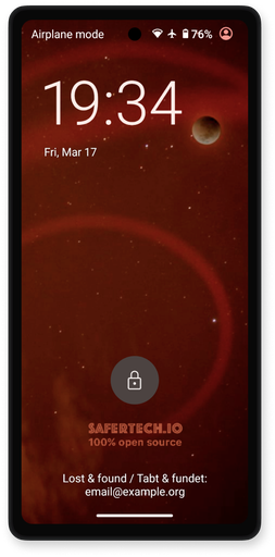 Safertech smartphone OS install